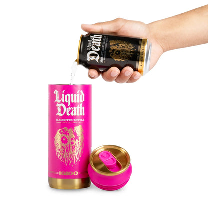 Liquid Death x Igloo Reusable Slaughter Bottle