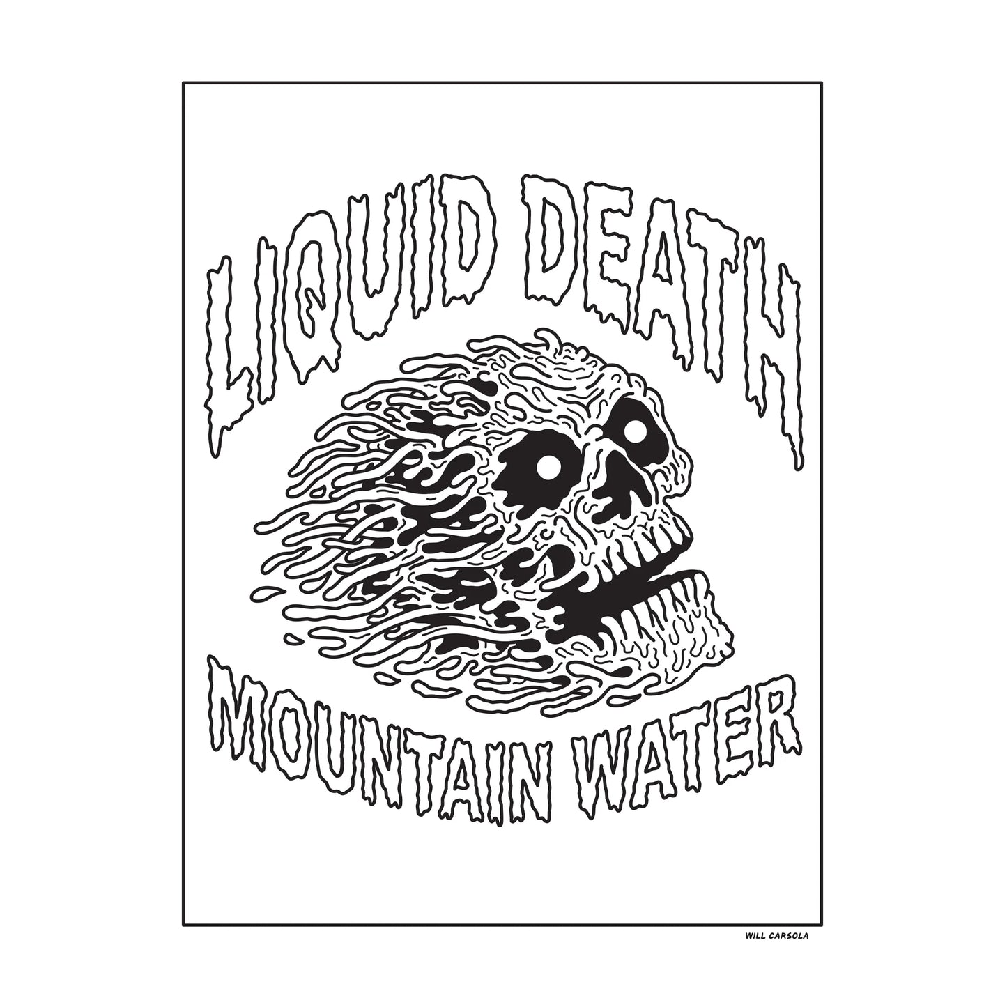 Liquid Death: The Official Coloring Book