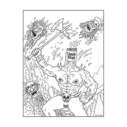Liquid Death: The Official Coloring Book