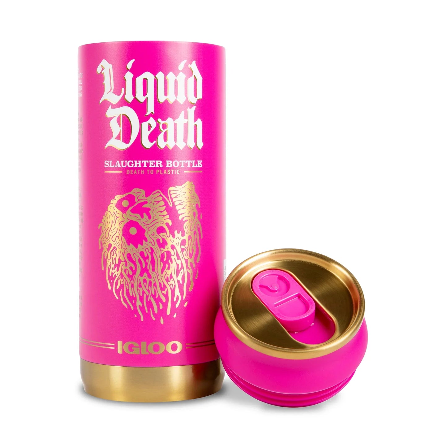 Liquid Death x Igloo Reusable Slaughter Bottle