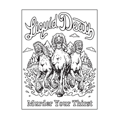 Liquid Death: The Official Coloring Book