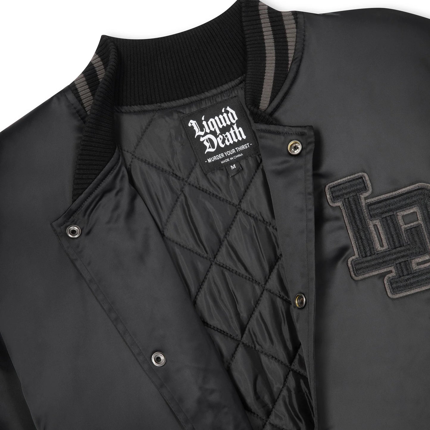 Team Death Satin Bomber Jacket