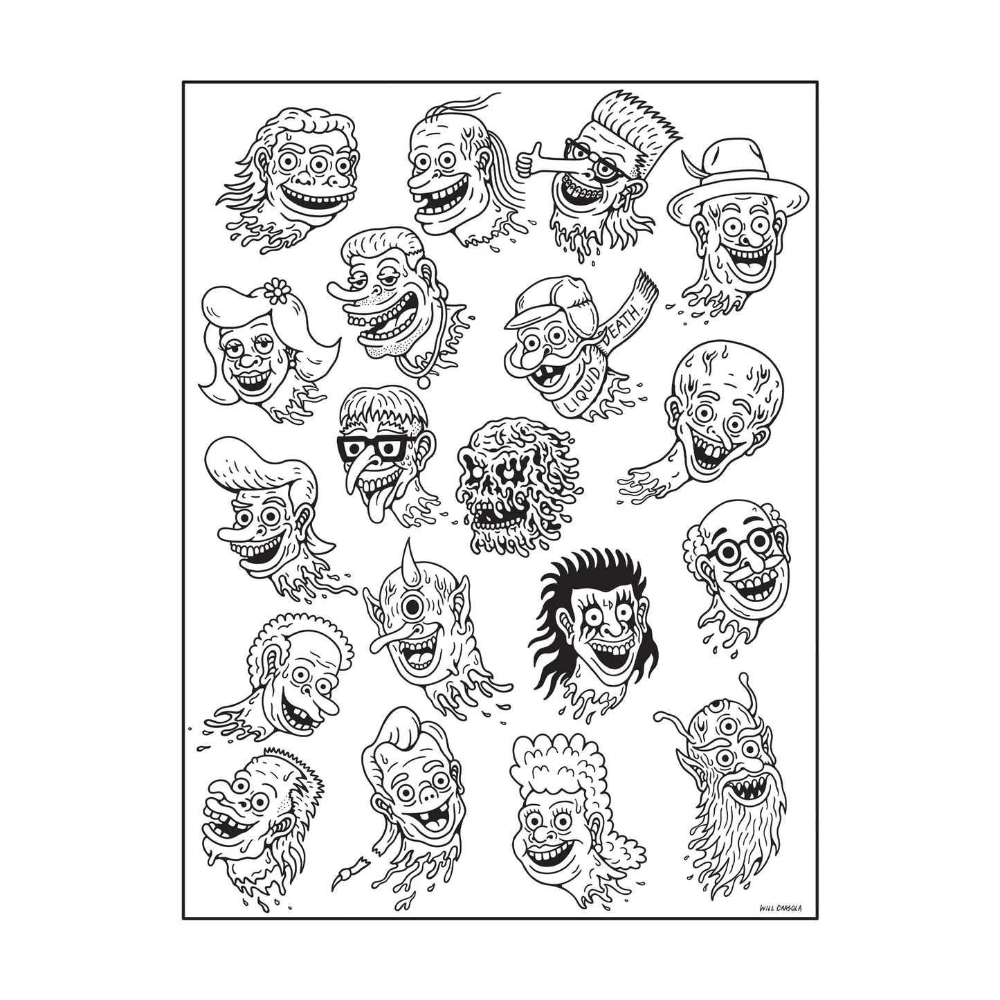 Liquid Death: The Official Coloring Book